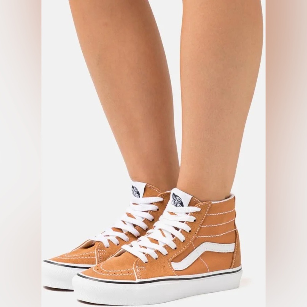 Vans Women's Light Brown High-Top Sneakers